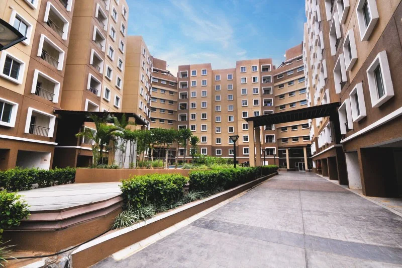 brigade-orchards luxury apartments devanahalli bangalore walking pathway